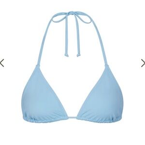 SKIMS Light Blue Bikini Top